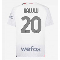 Camisa de time de futebol AC Milan Pierre Kalulu #20 Replicas 2º Equipamento 2023-24 Manga Curta